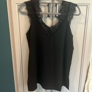 NWT Umgee Black lace tank